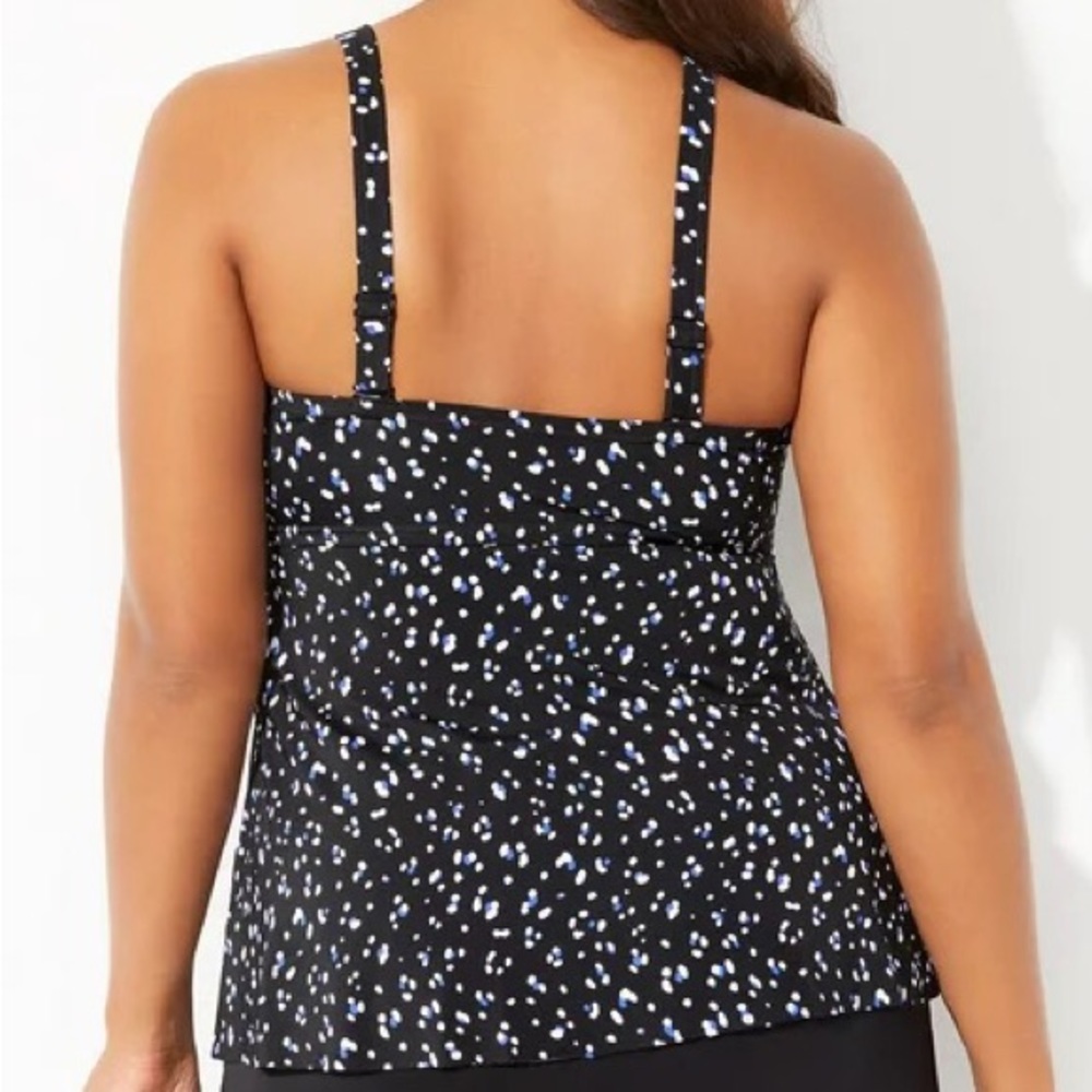 Swimsuits For All NWT V-Neck Twist Tankini Swim Top, 22 - Picture 6 of 9